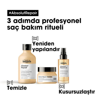 Loreal Professionnel Serie Expert Absolut Repair Yıpranmış Saçlar İçin Onarıcı Refill Şampuan 500ml