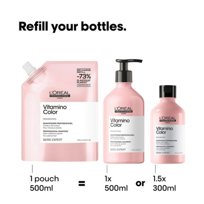 Loreal Professionnel Serie Expert Vitamino Color Boyalı Saçlar İçin Renk Koruyucu Refill Şampuan 500ml