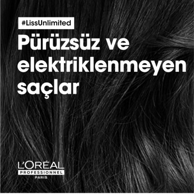 Loreal Professionnel Serie Expert Liss Unlimited Elektriklenme ve Kabarma Karşıtı Yoğun Yumuşaklık Veren Şampuan 300ml Loreal Professionnel Serie Expert Liss Unlimited Elektriklenme ve Kabarma Karşıtı Yoğun Yumuşaklık Veren Şampuan 300ml