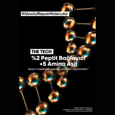 Loreal Professionnel Serie Expert Absolut Repair Molecular Tüm Yıpranmış Saçlar İçin Arındırıcı Şampuan 300ml Loreal Professionnel Serie Expert Absolut Repair Molecular Tüm Yıpranmış Saçlar İçin Arındırıcı Şampuan 300ml