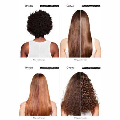 Loreal Professionnel Serie Expert Absolut Repair Molecular Tüm Yıpranmış Saçlar İçin Arındırıcı Şampuan 300ml Loreal Professionnel Serie Expert Absolut Repair Molecular Tüm Yıpranmış Saçlar İçin Arındırıcı Şampuan 300ml