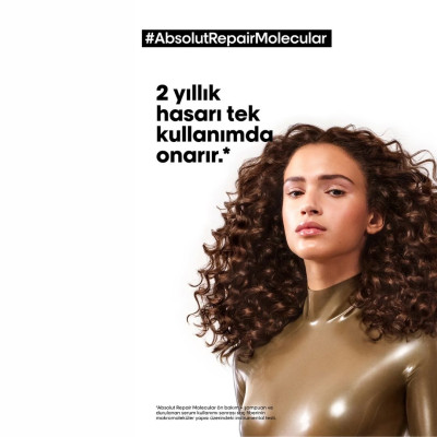 Loreal Professionnel Serie Expert Absolut Repair Molecular Tüm Yıpranmış Saçlar İçin Arındırıcı Şampuan 300ml Loreal Professionnel Serie Expert Absolut Repair Molecular Tüm Yıpranmış Saçlar İçin Arındırıcı Şampuan 300ml