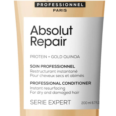Loreal Professionnel Serie Expert Absolut Repair Yıpranmış Saçlar İçin Onarıcı Saç Bakım Kremi 200ml Loreal Professionnel Serie Expert Absolut Repair Yıpranmış Saçlar İçin Onarıcı Saç Bakım Kremi 200ml