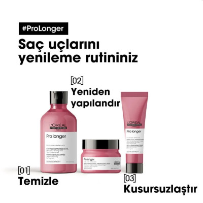 Loreal Professionnel Serie Expert Pro Longersaç Boylarının Görünümünü Yenileyici Ve Yoğunlaştırıcı Saç Kremi 150ml Loreal Professionnel Serie Expert Pro Longersaç Boylarının Görünümünü Yenileyici Ve Yoğunlaştırıcı Saç Kremi 150ml