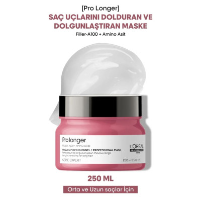 Loreal Professionnel Serie Expert Pro Longer Saç Boylarının Görünümünü Yenileyici Maske 250ml