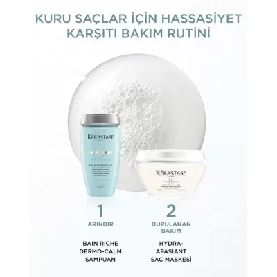 Kerastase Specifique Bain Riche Dermo Calm Kuru Saç Derisi Için Hassasiyet Karşıtı Şampuan 250 ml