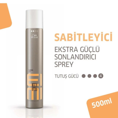 Wella Professionals Eimi Super Set Çok Güçlü Sonlandırma Spreyi 500 ml