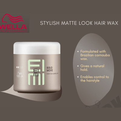 Wella Professionals Eimi Bold Move Orta Tutuşlu Mat Şekillendirici Wax 150 ml