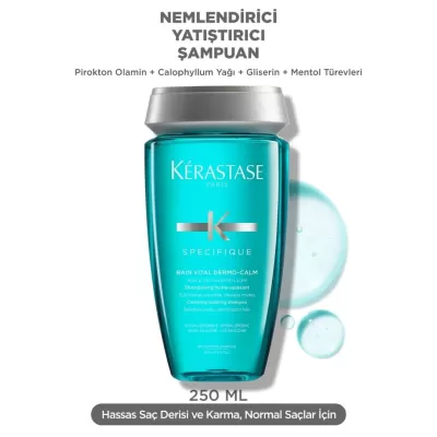 Kerastase Specifique Bain Vital Dermo Calm Normal Ve Karma Saç Tipleri Için Yatıştırıcı Şampuan 250 ml