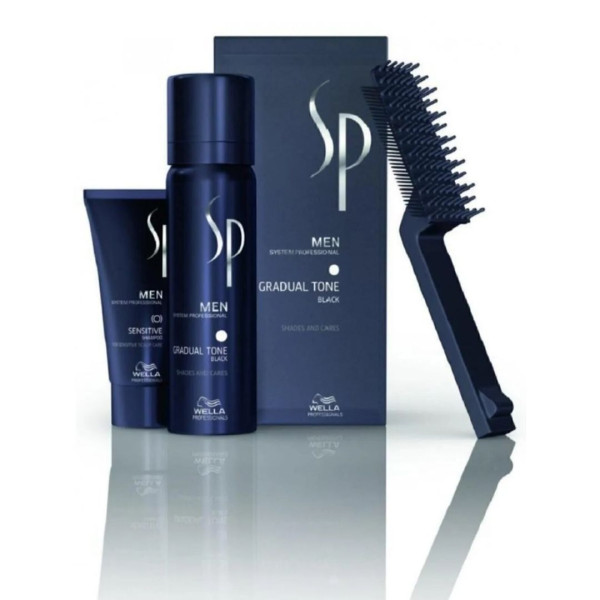 Wella Professionals Sp Men Pigment Mousse Gradual Tone Black Siyah Erkek Köpük Saç Boyası 60 ml