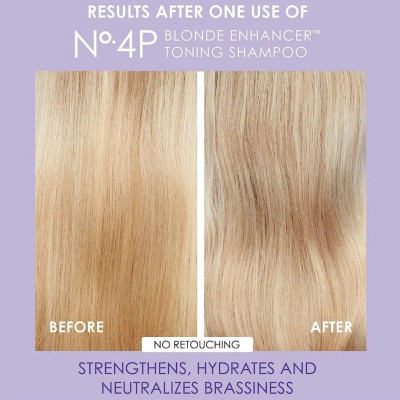 Olaplex No.4p Blonde Enhancer Toning Shampoo Sarışınlık Artırıcı Mor Şampuan 250ml