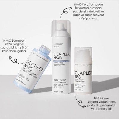 Olaplex No. 4d Clean Volume Detox Dry Shampoo Hacim Veren Detoks Etkili Kuru Şampuan 250ml Olaplex No. 4d Clean Volume Detox Dry Shampoo Hacim Veren Detoks Etkili Kuru Şampuan 250ml