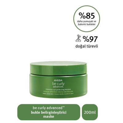 Aveda be curly advanced bukle belirginleştirici maske 200 ml