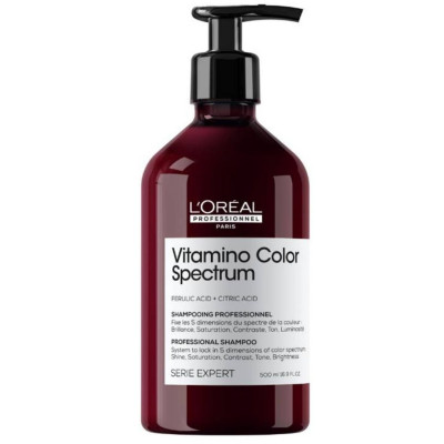 Loreal Professionnel Serie Expert Vitamino Color Spectrum Boyalı Saçlar İçin Solma Karşıtı Şampuan 500 ml Loreal Professionnel Serie Expert Vitamino Color Spectrum Boyalı Saçlar İçin Solma Karşıtı Şampuan 500 ml