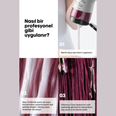 Loreal Professionnel Serie Expert Vitamino Color Spectrum Boyalı Saçlar İçin Solma Karşıtı Parlaklık Kazandıran Saç Kremi 200ml Loreal Professionnel Serie Expert Vitamino Color Spectrum Boyalı Saçlar İçin Solma Karşıtı Parlaklık Kazandıran Saç Kremi 200ml