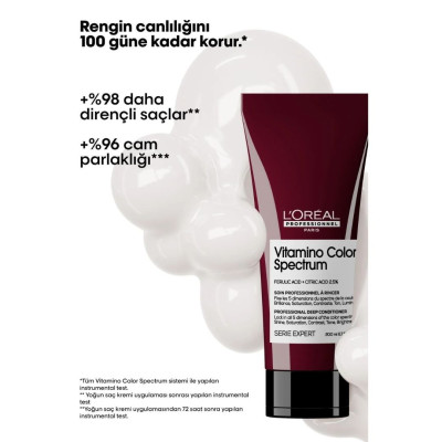 Loreal Professionnel Serie Expert Vitamino Color Spectrum Boyalı Saçlar İçin Solma Karşıtı Parlaklık Kazandıran Saç Kremi 200ml Loreal Professionnel Serie Expert Vitamino Color Spectrum Boyalı Saçlar İçin Solma Karşıtı Parlaklık Kazandıran Saç Kremi 200ml