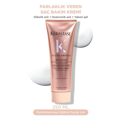 Kerastase Gloss Absolu Insta Glaze Elektriklenmeye Eğilimli Saçlar İçin Parlaklık Veren Saç Kremi 250ml Kerastase Gloss Absolu Insta Glaze Elektriklenmeye Eğilimli Saçlar İçin Parlaklık Veren Saç Kremi 250ml