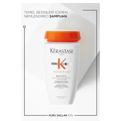 Kerastase Nutritive Bain Satin Nemlendirici Şampuan 250 ml Kerastase Nutritive Bain Satin Nemlendirici Şampuan 250 ml