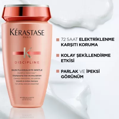 Kerastase Discipline Bain Fluidéaliste Gentle Sülfatsız Şampuan 250ml Kerastase Discipline Bain Fluidéaliste Gentle Sülfatsız Şampuan 250ml
