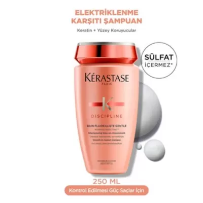 Kerastase Discipline Bain Fluidéaliste Gentle Sülfatsız Şampuan 250ml Kerastase Discipline Bain Fluidéaliste Gentle Sülfatsız Şampuan 250ml