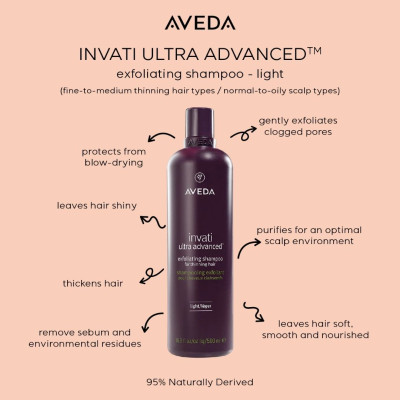 Aveda Invati Ultra Advanced Dökülme Karşıtı Şampuan Hafif Doku 1000ml