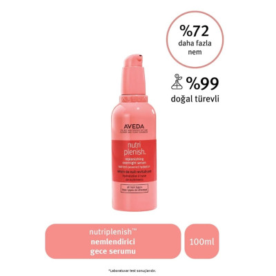 Aveda Nutriplenish Replenishing Overnight Serum Nemlendirici Gece Serumu 100ml Aveda Nutriplenish Replenishing Overnight Serum Nemlendirici Gece Serumu 100ml