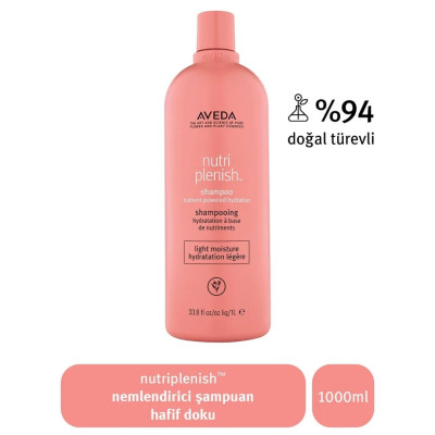 Aveda Nutriplenish İnce Telli Kuru Saçlar İçin Hafif Nemlendirici Şampuan 1000ml Aveda Nutriplenish İnce Telli Kuru Saçlar İçin Hafif Nemlendirici Şampuan 1000ml