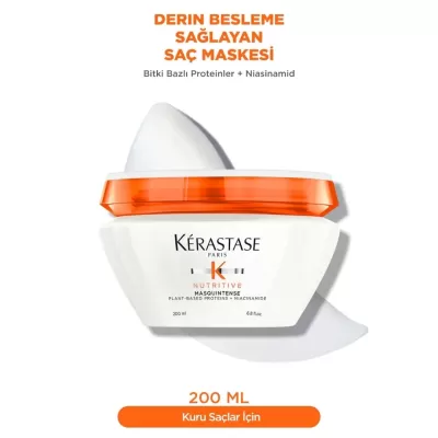 Kerastase Nutritive Masquintense - Kuru Saçlar İçin Nemlendirici Saç Maskesi 200ml Kerastase Nutritive Masquintense - Kuru Saçlar İçin Nemlendirici Saç Maskesi 200ml