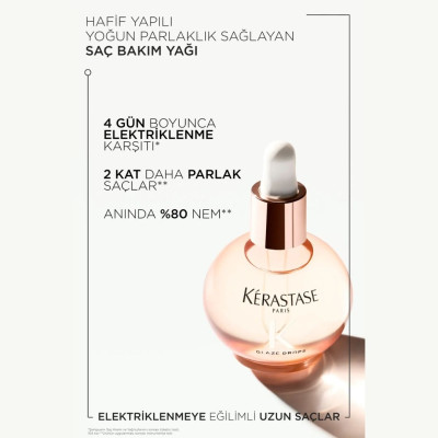 Kerastase Gloss Absolu Elektriklenmeye Eğilimli Saçlar Için Saç Bakım Yağı 45 ml Kerastase Gloss Absolu Elektriklenmeye Eğilimli Saçlar Için Saç Bakım Yağı 45 ml