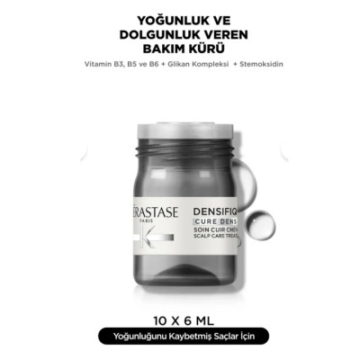 Kerastase Densifique Saç Yoğunluğu Ve Dolgunluğunu Artıran Kadınlar Için Saç Derisi Bakım Kürü 10*6ml Kerastase Densifique Saç Yoğunluğu Ve Dolgunluğunu Artıran Kadınlar Için Saç Derisi Bakım Kürü 10*6ml