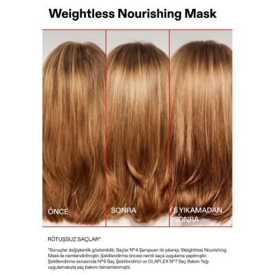 Olaplex Weightless Nourishing Mask - İnce, Orta Telli Saçlar İçin Ağırlık Hissi Bırakmayan Besleyici Maske 200ml