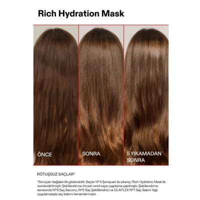 Olaplex Rich Hydration Mask Orta ve Kalın Telli Saçlar için Yoğun Nemlendirici Maske 200ml