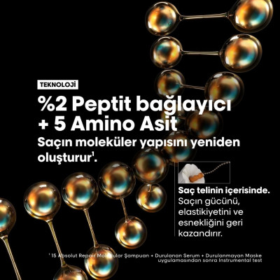 Loreal Professionnel Paris Serie Expert Absolut Repair Molecular Tüm Yıpranmış Saçlar İçin Durulanmayan Maske 100 mlMarcus & Mira Loreal Professionnel Paris Serie Expert Absolut Repair Molecular Tüm Yıpranmış Saçlar İçin Durulanmayan Maske 100 mlMarcus & Mira