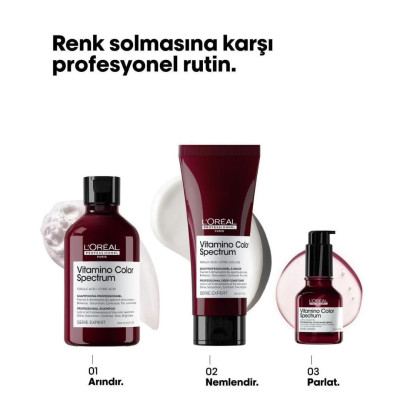 Loreal Professionnel Serie Expert Vitamino Color Spectrum Boyalı Saçlar İçin Solma Karşıtı Şampuan 300mlMarcus & Mira Loreal Professionnel Serie Expert Vitamino Color Spectrum Boyalı Saçlar İçin Solma Karşıtı Şampuan 300mlMarcus & Mira