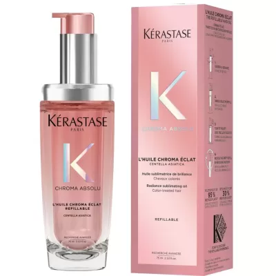 Kerastase Chroma Absolu L'huile Chroma Eclat Boyalı Saçlar İçin Yeniden Doldurulabilir Saç Bakım Yağı 75 ml