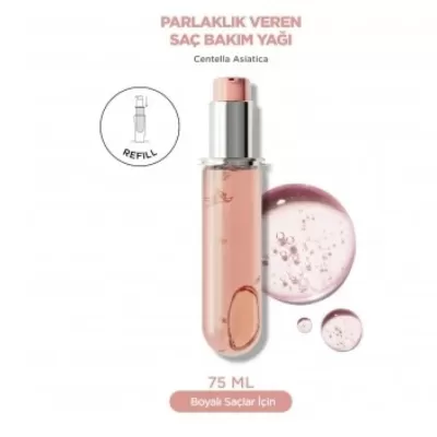 Kerastase Chroma Absolu L'huile Chroma Eclat Boyalı Saçlar İçin Yeniden Doldurulabilir Saç Bakım Yağı 75 ml Kerastase Chroma Absolu L'huile Chroma Eclat Boyalı Saçlar İçin Yeniden Doldurulabilir Saç Bakım Yağı 75 ml