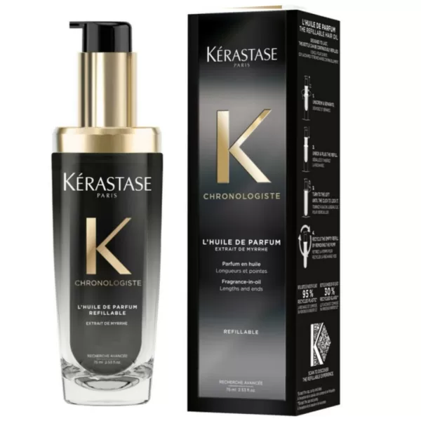 Kerastase Chronologiste Lhuile Parfümlü Canlandırıcı Besleyici Yeniden Doldurulabilir Saç Bakım Yağı 75ml