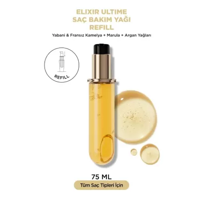 Kerastase Elixir Ultime Lhuile Parlaklık Veren Saç Bakım Yağı Yedek Şişe 75ml