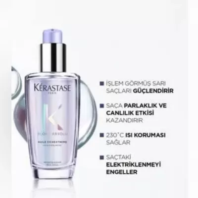 Kerastase Blond Absolu Huile Cicaextreme Sarı & Gri Saçlar İçin Yoğun Güçlendirici Bakım Yağı 100ml