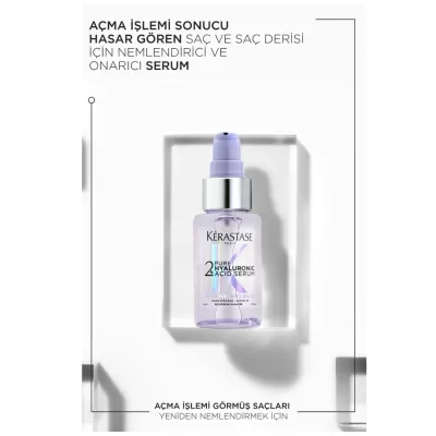 Kerastase Blond Absolu İşlem Görmüş Sarı-Röfleli Saçlar İçin Onarıcı %2 Saf Hyaluronik Asit Serumu 50ml