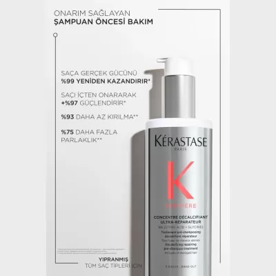 Kerastase Premiere Concentré Décalcifiant Ultra-réparateur Yıpranmış Saçlar İçin Onarıcı Şampuan Öncesi Bakım 250ml