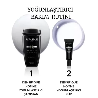 Kerastase Cure Densifique Homme Erkekler İçin Saç Yoğunlaştırıcı Bakım Kürü 30 x 6 ml