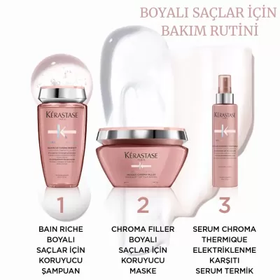 Kerastase Chroma Absolu Thermique Boyalı Saçlar İçin Elektriklenme Karşıtı Antioksidanlı Termik Serum 150 ml