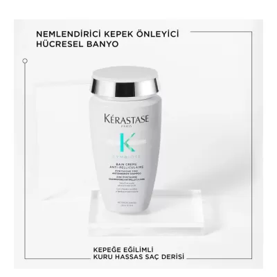 Kerastase Symbiose Bain Creme Anti Pelliculaire Kuru Saçlar İçin Kepek Karşıtı Arındırıcı Hücresel Şampuan 250 ml