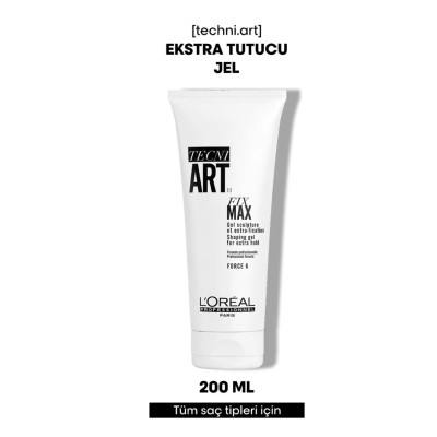 Loreal Professionnel Tecni Art Fix Max Gel Extra Tutucu Sabitleyici Jöle 200ml