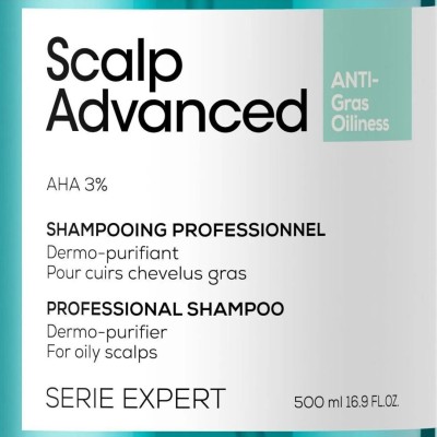 Loreal Professionnel Serie Expert Scalp Advanced Yağlanma Karşıtı Profesyonel Şampuan 500ml