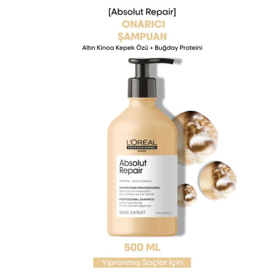 Loreal Professionnel Serie Expert Absolut Repair Yıpranmış Saçlar İçin Onarıcı Şampuan 500ml