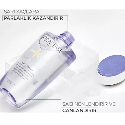 Kerastase Blond Absolu Bain Lumiere Işlem Görmüş Sarı Saçlar Için Parlaklık Veren Şampuan 250 ml