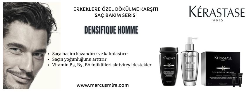 Kerastase Cure Densifique Homme Erkekler İçin Saç Yoğunlaştırıcı Bakım Kürü 30 x 6 ml