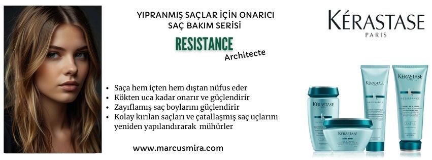 Kerastase Resistance Bain Force Architecte Zayıf Ve Yıpranmış Saçlar Için Onarıcı Şampuan 250 ml (1-2)